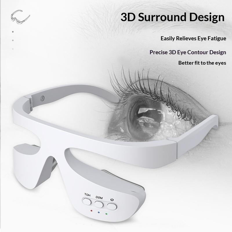 Portable Smart Eye Massager 3D - Light Therapy Glasses ulasan dan harga