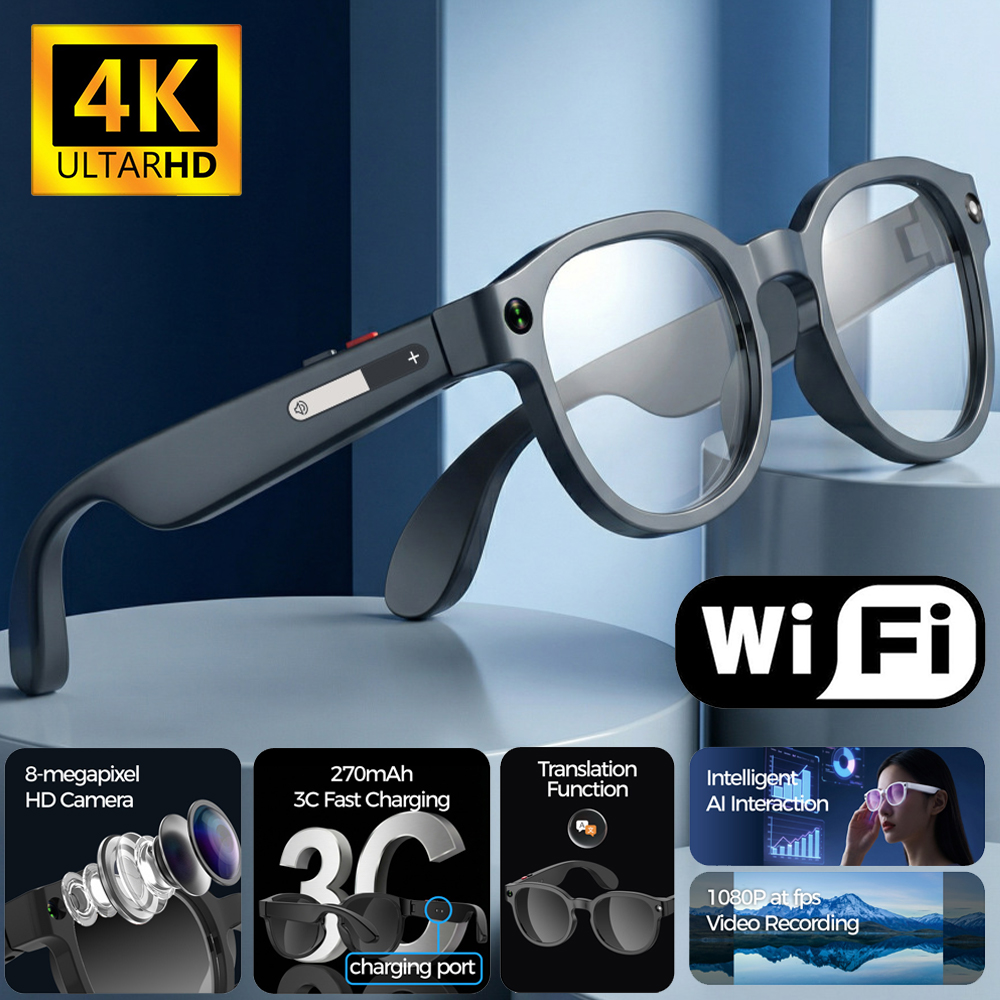 2026 AI Smart Glasses AI Trans - Smart Glasses Lens ulasan dan harga