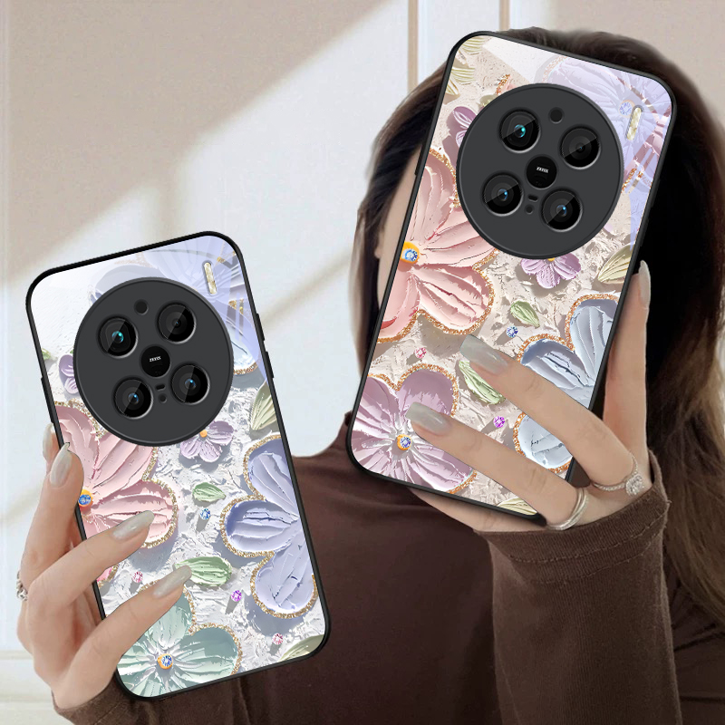 Cream Garden Flower Realm For  - Vivo X200 ulasan dan harga