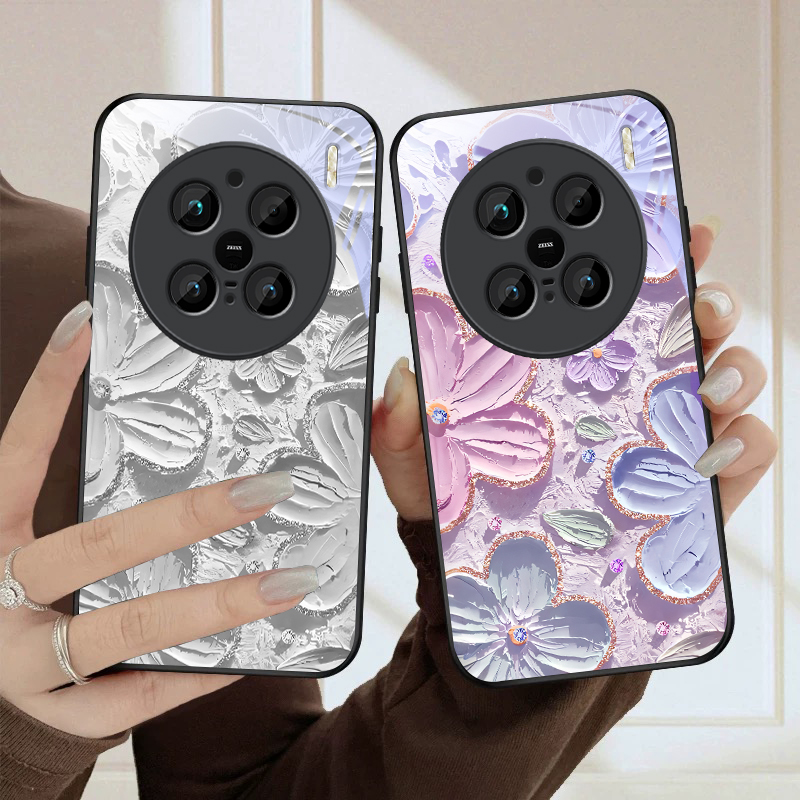 Cream Garden Flower Realm For  - Vivo X200 ulasan dan harga