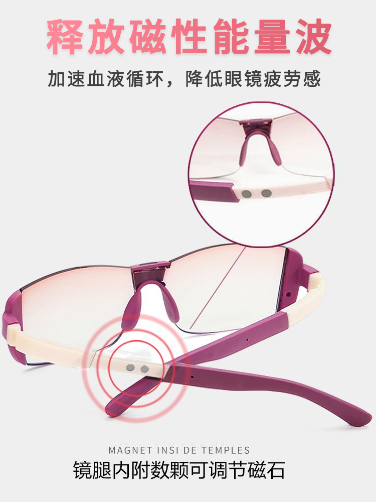 Magnetic Therapy Frameless Dua - Light Therapy Glasses ulasan dan harga