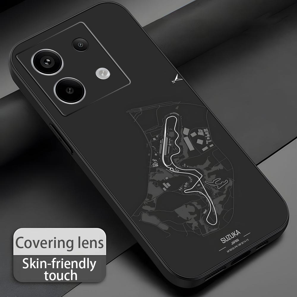 F1 Race Track Print  Phone Cas - Xiaomi Redmi Note 14 ulasan dan harga