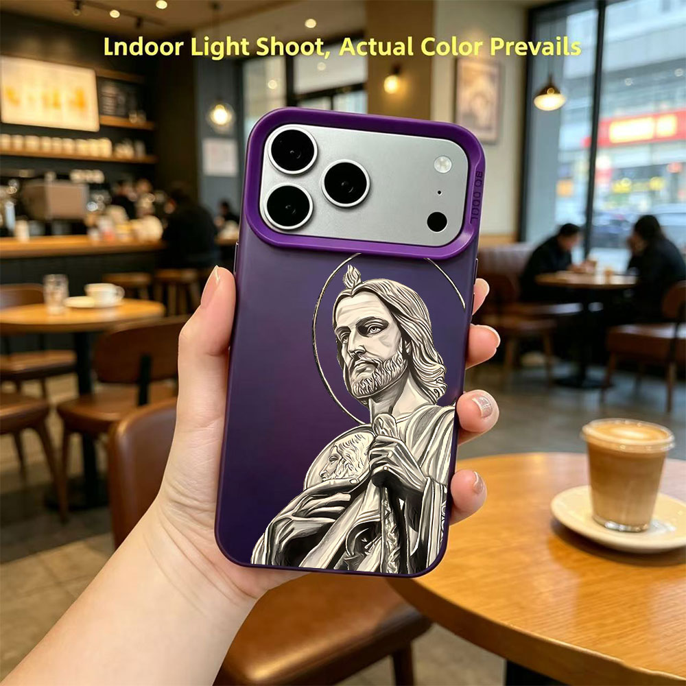 San Judas Tadeo Pattern Design - Apple Iphone 15 Pro Max ulasan dan harga