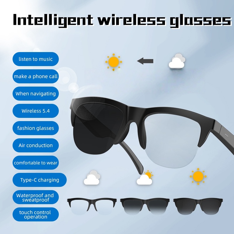 8K 1800MP AI Smart Glasses Han - Smart Glasses Lens ulasan dan harga